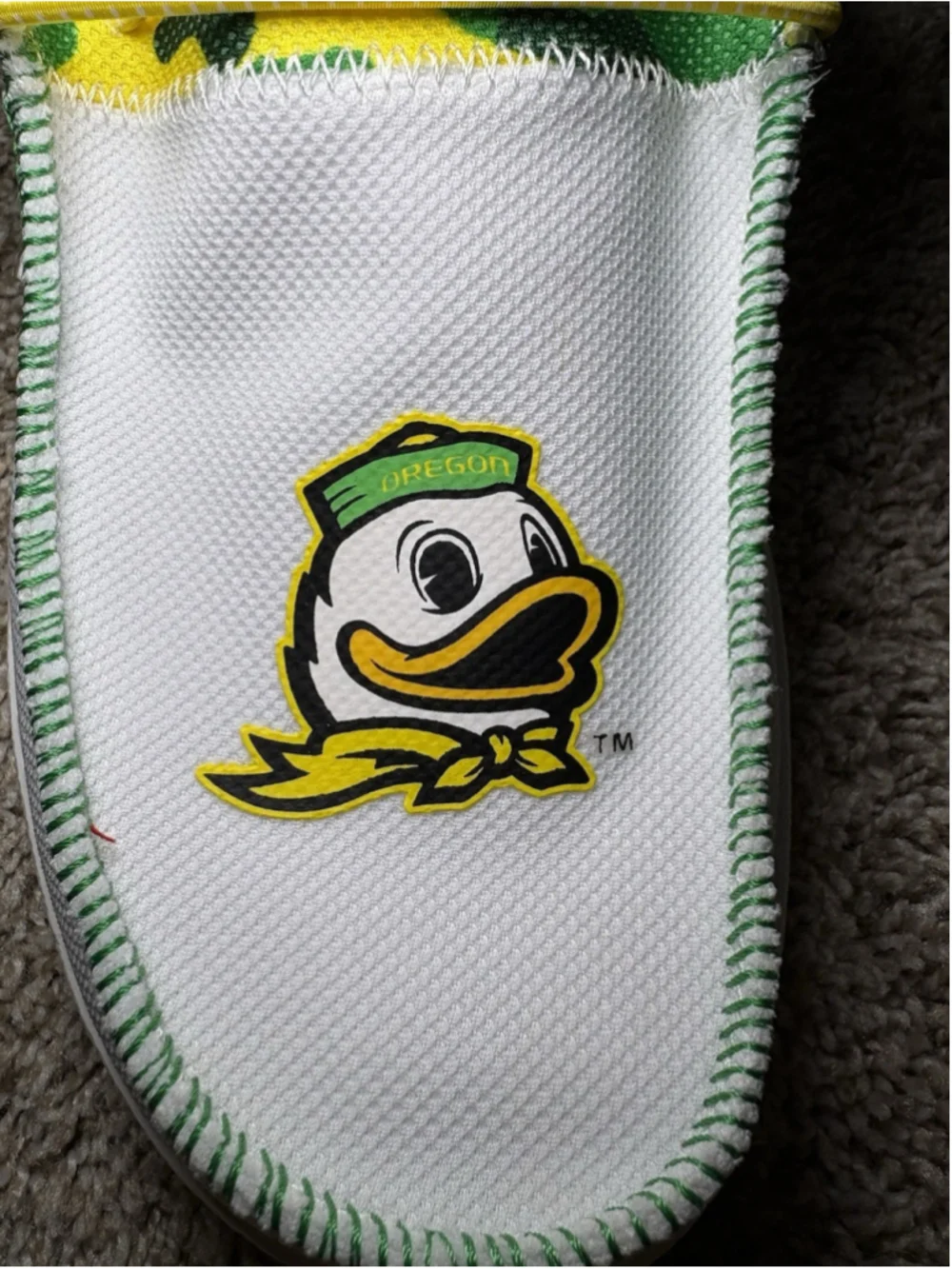 RARE Hey Dudes Casual Shoe Loafer Oregon Ducks NCAA Men's Size 11 White Camo